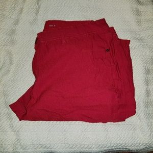 Red jeggings